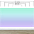 Pastel Color Wall Mural. Turquoise to Plum Purple Gradient Color Blend Design Wallpaper. #6385