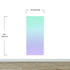 Pastel Color Wall Mural. Turquoise to Plum Purple Gradient Color Blend Design Wallpaper. #6385