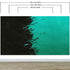 Paint Splash Wall Mural. Emerald Green Brush Stroke Peel and Stick Wallpaper. #6391