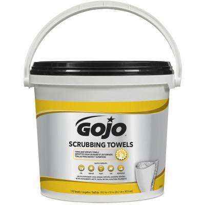 GOJO® Scrubbing Towels 170 Count Bucket 2 PACK | 6398-02