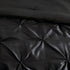 7 Piece Tufted Comforter Set Black King