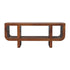 Orion - Curved Media Unit - Brown