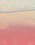 Pastel Color Sunset over the Ocean Horizon Wall Mural. Beach Theme Peel and Stick Wallpaper. #6400