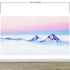 Pastel Color Mountain View on Top of Clouds Wall Mural. Peel and Stick Wallpaper / Removable Wall Mural. #6402