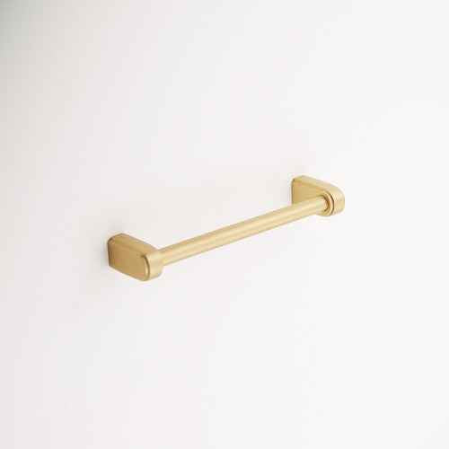 Elsa Solid Brass Drawer Pull - 6 Inch Centers