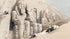 Ancient Egyptian Temple Wall Mural. The Great Temple of Aboo-Simble, Nubia by David Roberts. #6417