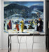 Love of Winter Famous Painting Wall Mural. Painting by George Wesley Bellows. #6419