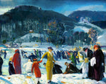 Love of Winter Famous Painting Wall Mural. Painting by George Wesley Bellows. #6419