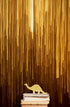 Vertical Streaks of Light Wall Mural. Abstract Glowing Vertical Lines Wallpaper. #6425