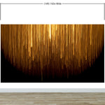 Vertical Streaks of Light Wall Mural. Abstract Glowing Vertical Lines Wallpaper. #6425