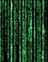 Computer Matrix Style Lines of Code Wall Mural. Science Fiction Decor. #6430