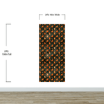 Deer Silhouette Camouflage Wall Mural. Military Theme / Hunter Home Decor. Peel and Stick Wallpaper. #6436