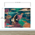 Vintage Retro Underwater Marine Sea Life Wall Mural. Beach / Nautical / Marine Life Theme Peel and Stick Wallpaper. #6442