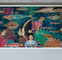 Vintage Retro Underwater Marine Sea Life Wall Mural. Beach / Nautical / Marine Life Theme Peel and Stick Wallpaper. #6442