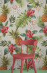 Pineapple Tropical Vibe Wall Mural. Hawaiian Theme Peel and Stick Wallpaper. Paradise Vibe Theme Decor. #6447