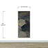 Abstract Black and Gold Agate Marble Stone Pattern Wall Mural. Removable Peel and Stick Wallpaper. #6454