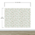 White Magnolia Wall Mural Peel and Stick Wallpaper. #6477