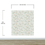 White Magnolia Wall Mural Peel and Stick Wallpaper. #6477