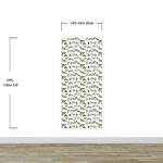 Tiger and Leopard Wallpaper Pattern. Safari Animal Print Wall Mural. #6478