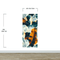 Tropical Leaves Foliage Abstract Wall Mural. Dark Color Patterns. #6479