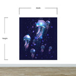 Jellyfish Wallpaper. Underwater Ocean Scene Wall Mural. #6480
