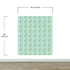 Eucalyptus Wallpaper. Farmhouse Decor Peel and Stick Wall Mural. Blue and Green Colors. #6482