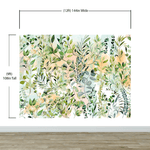 Eucalyptus Wallpaper in Pastel Color Watercolor. #6483