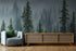 Nature Rainforest Wall Mural Wallpaper. Misty Forest Landscape. #6494