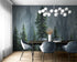 Nature Rainforest Wall Mural Wallpaper. Misty Forest Landscape. #6494