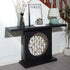 Console Table With Circular Art Decor For Living Room - Multi