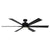 65" Amold Industrial Downrod Mount Ceiling Fan with Lighting and Remote Control