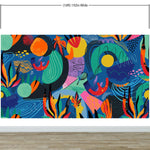 Colorful Boho Modern Wall Art Wallpaper Modern Home Decor Geometric Wallpaper #6521