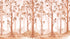 Sepia Tone Nursery Woodland Forest Wallpaper. Watercolor Birch Tree Forest Wall Mural. #6526