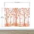 Sepia Tone Nursery Woodland Forest Wallpaper. Watercolor Birch Tree Forest Wall Mural. #6526