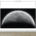 Moon Wallpaper. Black and White Wall Decor. #6532