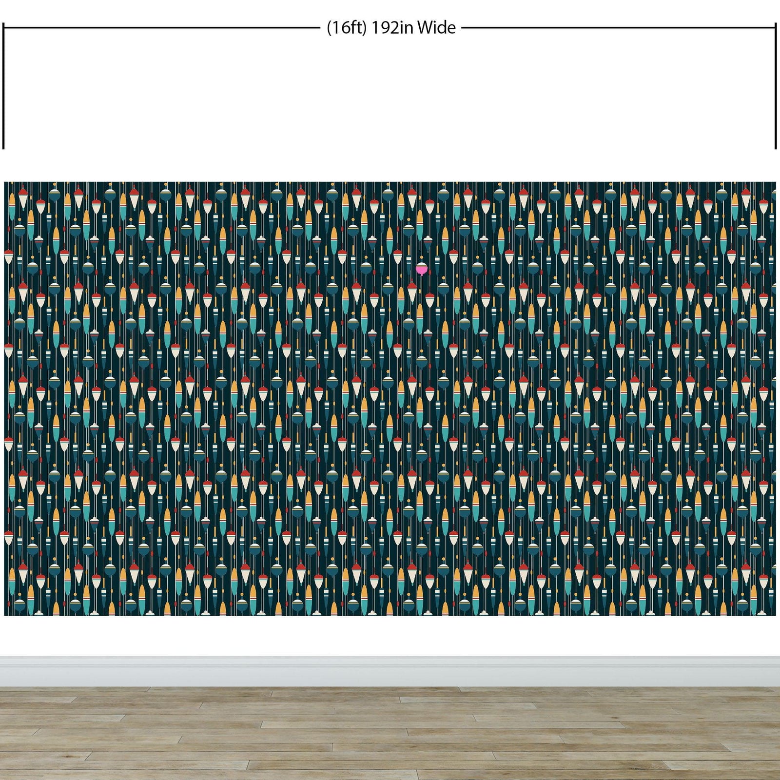 Fisherman Wallpaper Decor / Coastal Sea Theme Wall Mural #6534