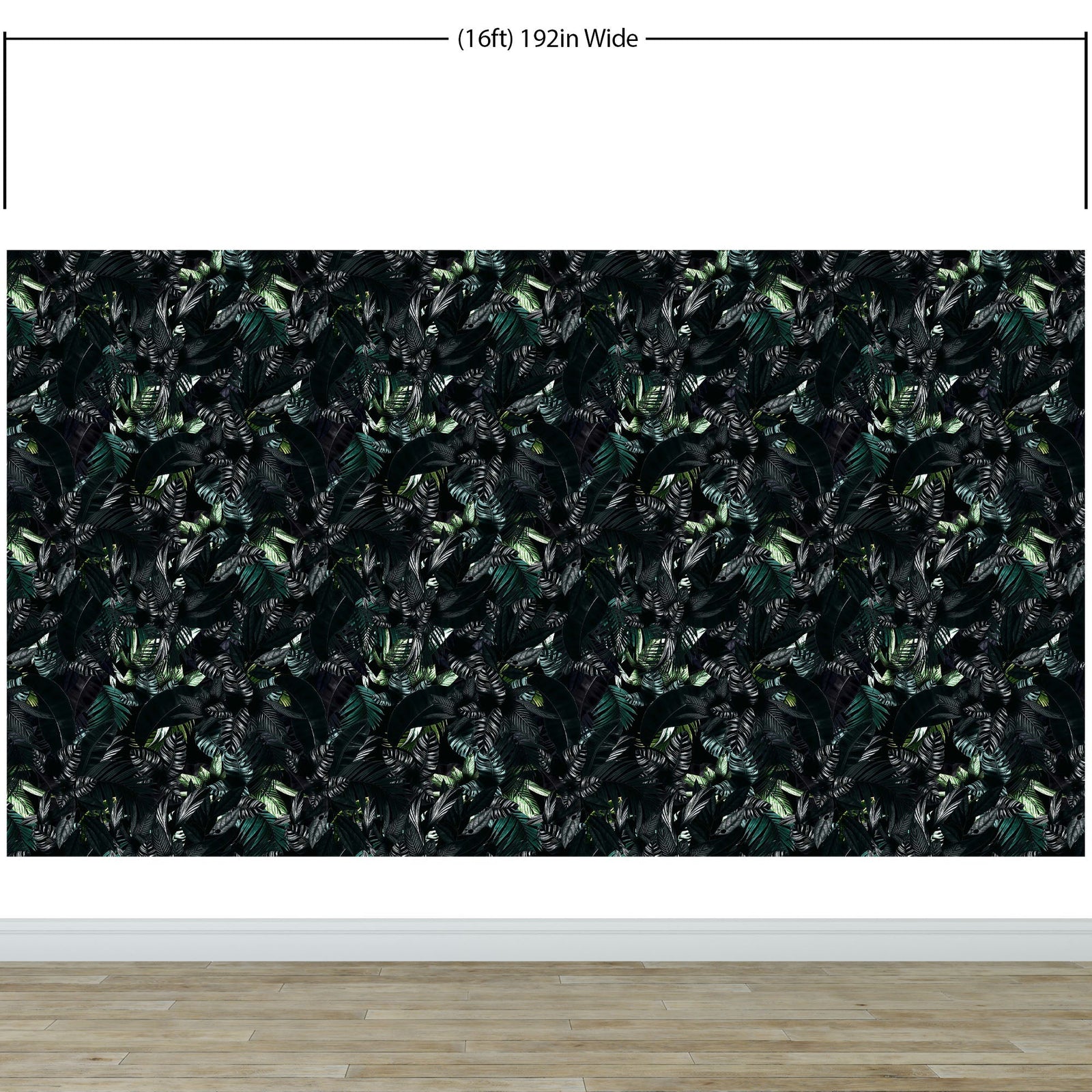 Tropical Leaves In a Dark Jungle Background Wallpaper #6536