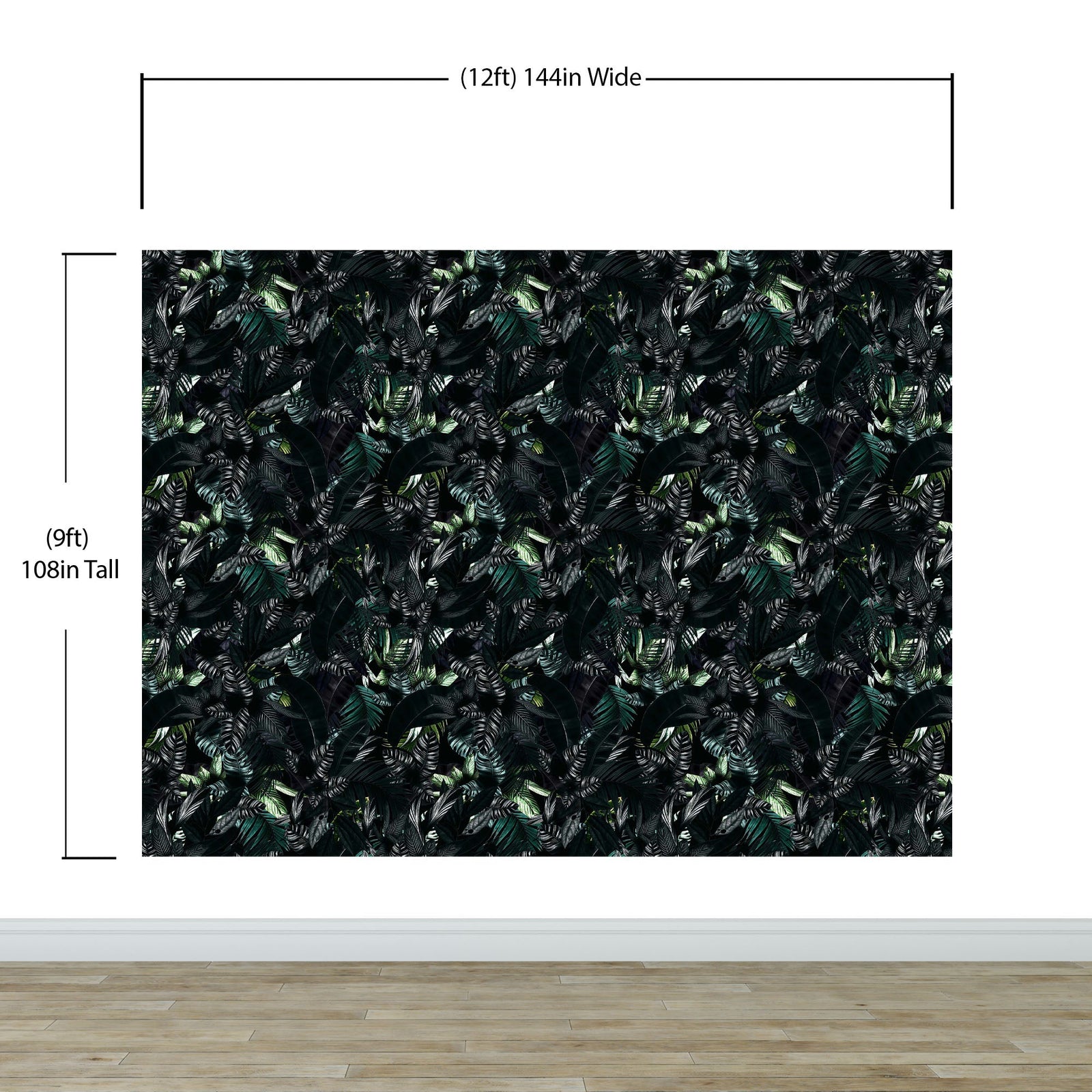 Tropical Leaves In a Dark Jungle Background Wallpaper #6536