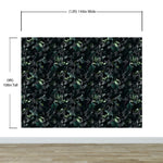 Tropical Leaves In a Dark Jungle Background Wallpaper #6536