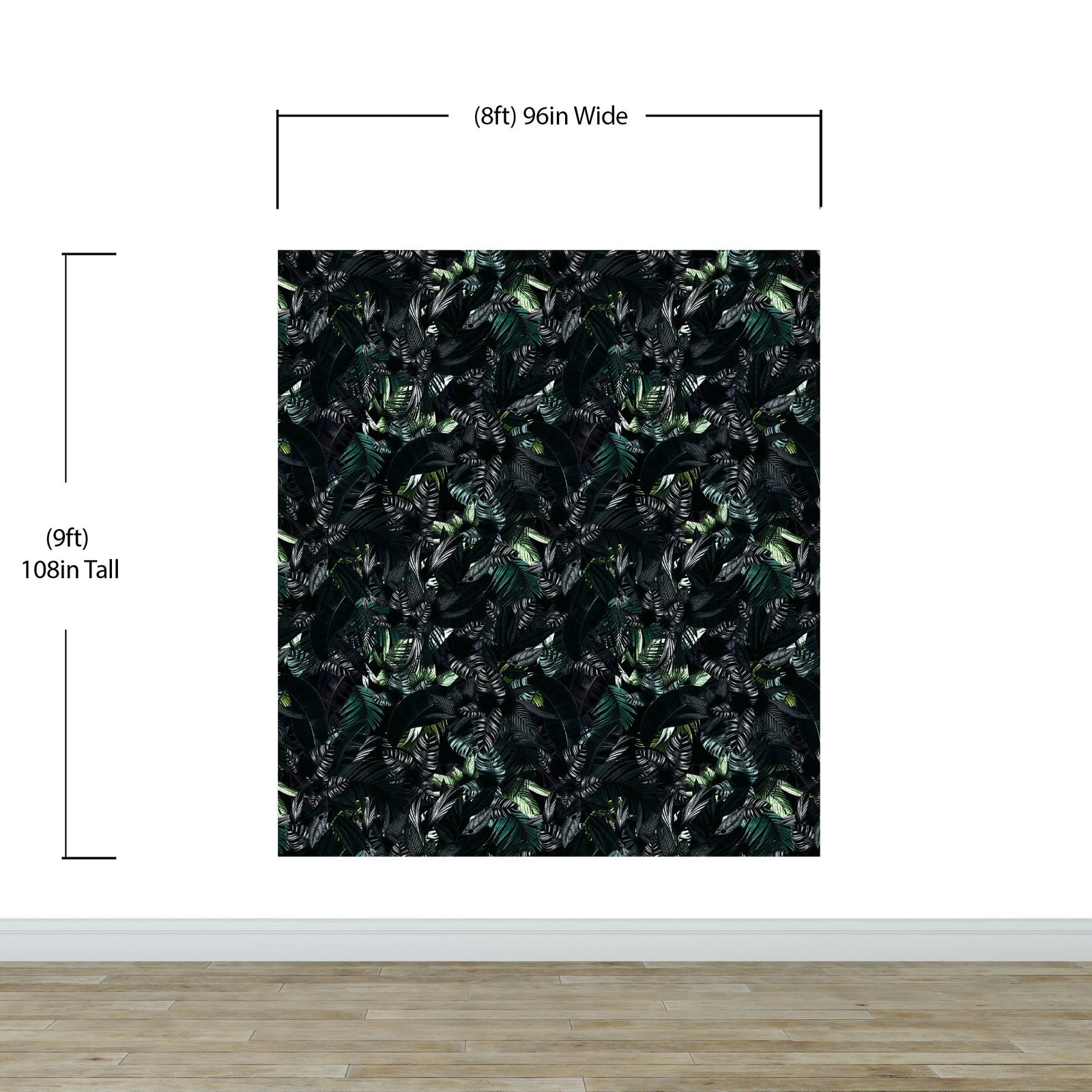 Tropical Leaves In a Dark Jungle Background Wallpaper #6536