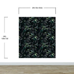 Tropical Leaves In a Dark Jungle Background Wallpaper #6536