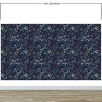 Pastel Color Tropical Leaves In a Dark Jungle Background Wallpaper #6537