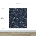 Pastel Color Tropical Leaves In a Dark Jungle Background Wallpaper #6537