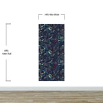 Pastel Color Tropical Leaves In a Dark Jungle Background Wallpaper #6537