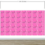 80's Wallpaper Neon Pink. 90’s Vintage Pink Memphis Wallpaper. I Love 80s. #6539