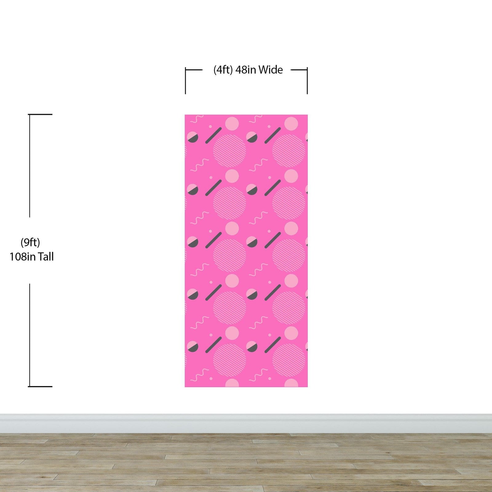 80's Wallpaper Neon Pink. 90’s Vintage Pink Memphis Wallpaper. I Love 80s. #6539