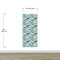 Underwater Fish Wallpaper. Colorful Tropical Fish Pattern Peel and Stick Wall Mural. #6540