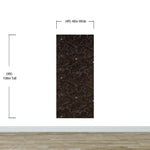 Dark Brown Wallpaper. Chinoiserie Flower Pattern Wallpaper. #6557