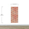 Flower Wallpaper - Botanical Wallpaper - Wildflower Nature Pattern - Floral Peel and Stick Wall Mural. Peach Color Blossom Flower Mural. #6559