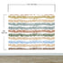 Minimalist Boho Wallpaper Peel and Stick Mural. Pastel Color Brush Strokes Stripes Pattern Design. #6568